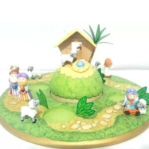 Hallmark Christmas Nativity Votive Candle Holder Manger 2005 Wise Men Animals